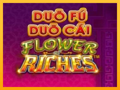 Duo Fu Duo Cai Flower Riches 游戏机赚钱