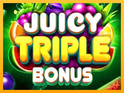 Juicy Triple Bonus 游戏机赚钱