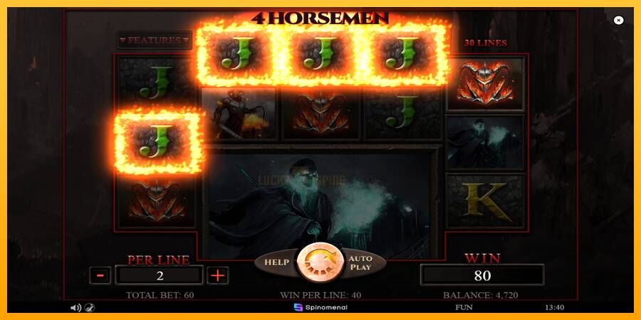 4 Horsemen 游戏机赚钱, 图片 4