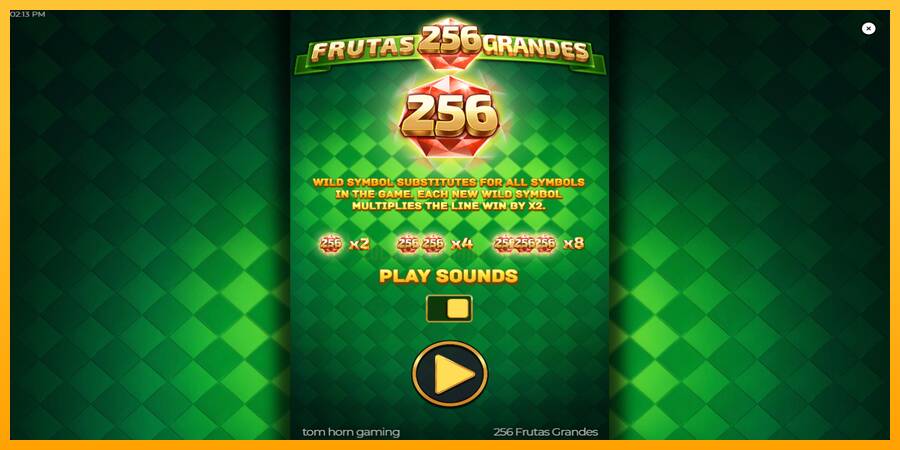 256 Frutas Grandes 游戏机赚钱, 图片 1