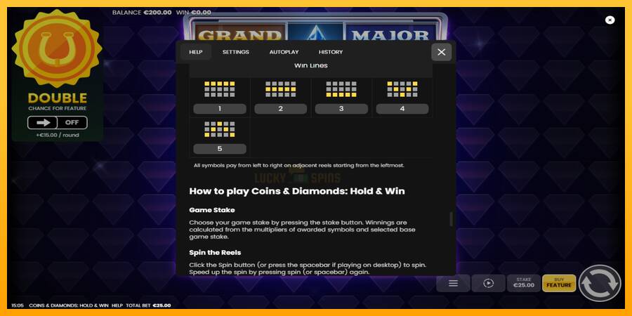 Coins & Diamonds: Hold and Win 游戏机赚钱, 图片 7