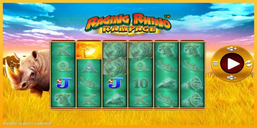 Raging Rhino Rampage 游戏机赚钱, 图片 3