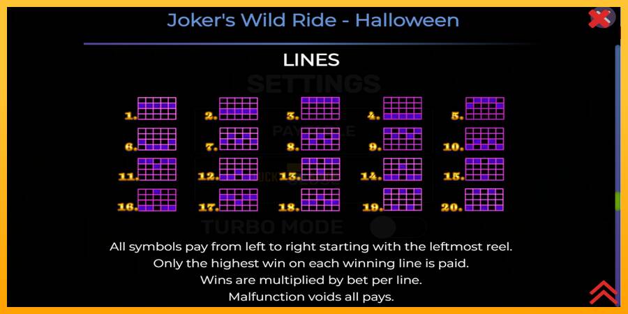 Jokers Wild Ride Halloween 游戏机赚钱, 图片 7