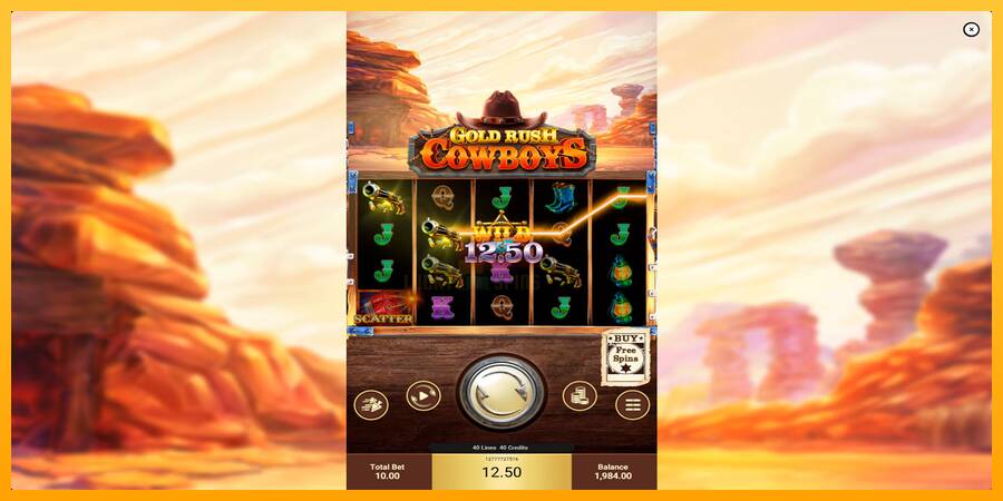 Gold Rush Cowboys 游戏机赚钱, 图片 3