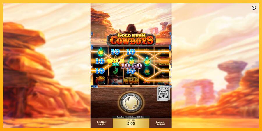 Gold Rush Cowboys 游戏机赚钱, 图片 5