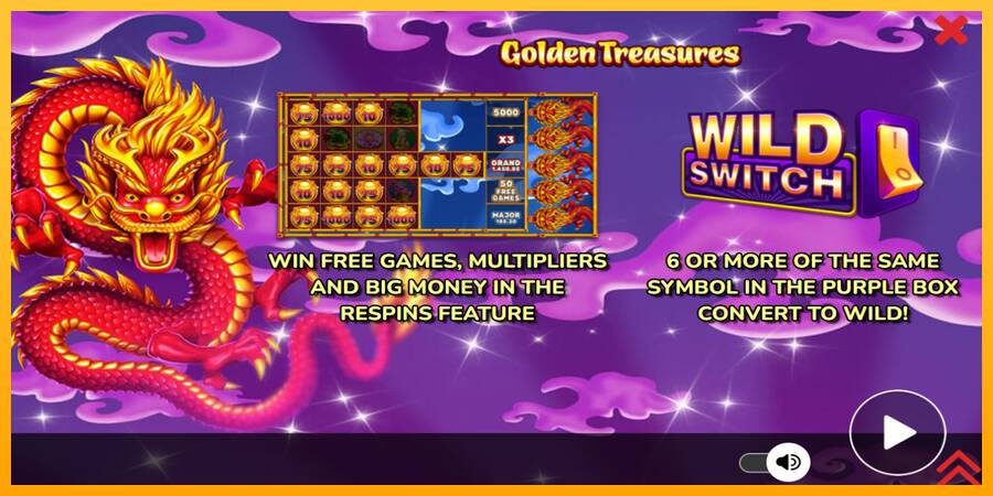 Golden Treasures 游戏机赚钱, 图片 1