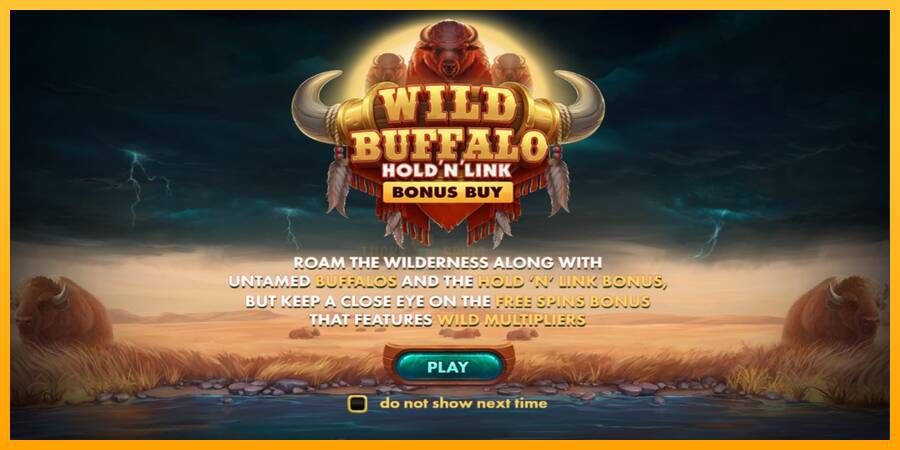 Wild Buffalo Hold N Link Bonus Buy 游戏机赚钱, 图片 1