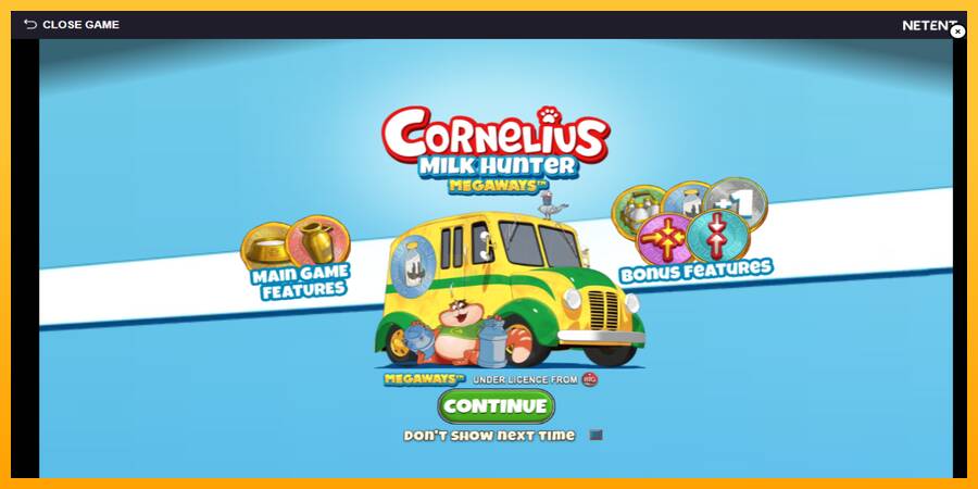 Cornelius Milk Hunter Megaways 游戏机赚钱, 图片 1