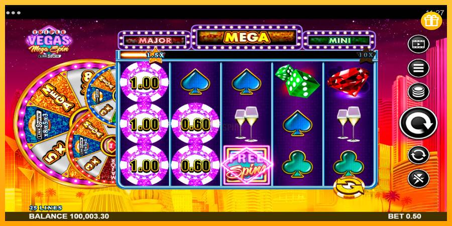 Triple Vegas Mega Spin 游戏机赚钱, 图片 3