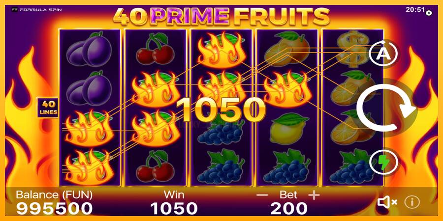 40 Prime Fruits 游戏机赚钱, 图片 4