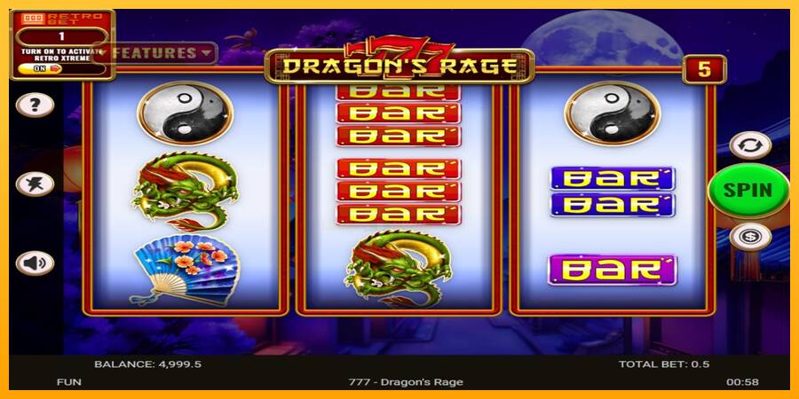 777 - Dragons Rage 游戏机赚钱, 图片 2