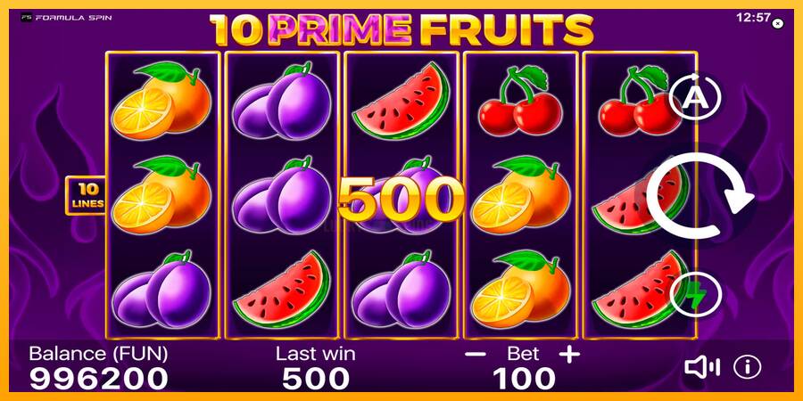 10 Prime Fruits 游戏机赚钱, 图片 4