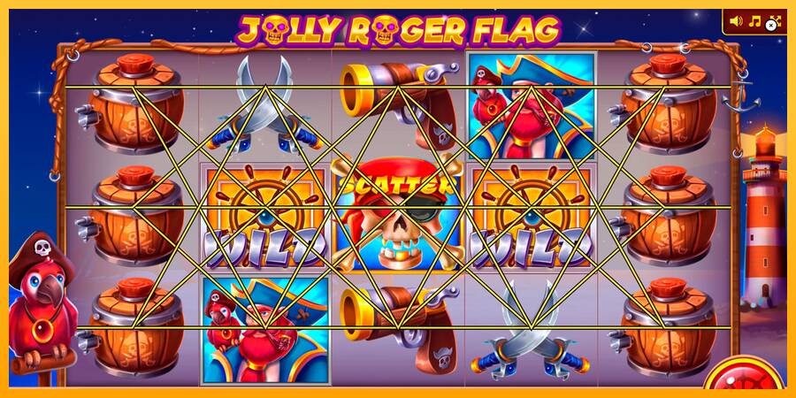 Jolly Roger Flag 游戏机赚钱, 图片 1