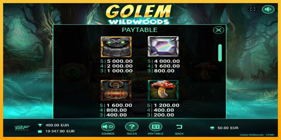 Golem Wildwoods 游戏机赚钱, 图片 4