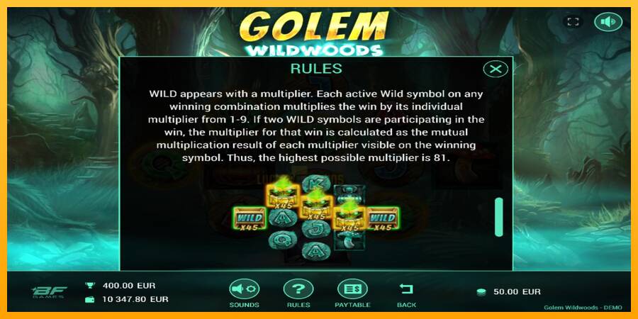 Golem Wildwoods 游戏机赚钱, 图片 5