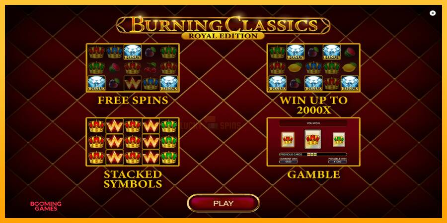 Burning Classics Royal Edition 游戏机赚钱, 图片 1