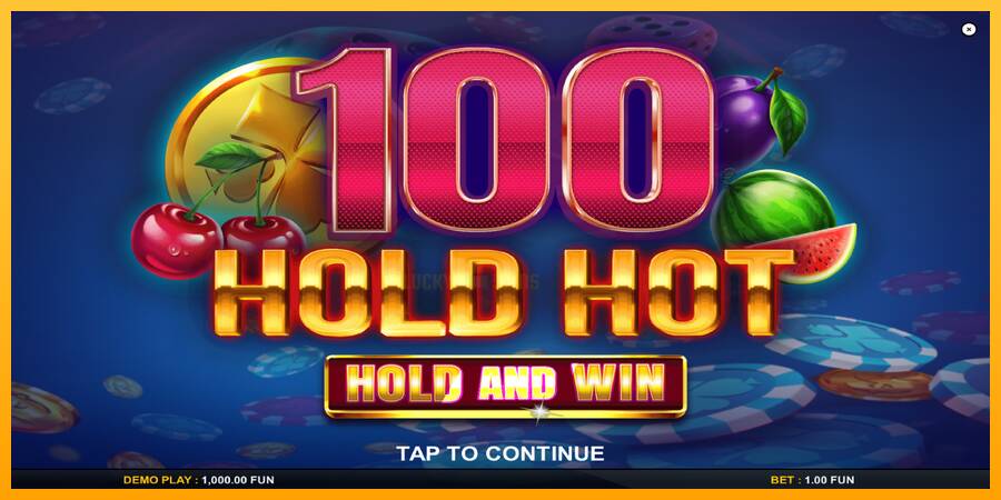 100 Hold Hot Hold and Win 游戏机赚钱, 图片 1