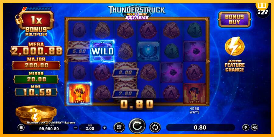 Thunderstruck Gold Blitz Extreme 游戏机赚钱, 图片 3