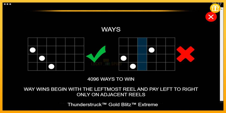 Thunderstruck Gold Blitz Extreme 游戏机赚钱, 图片 7