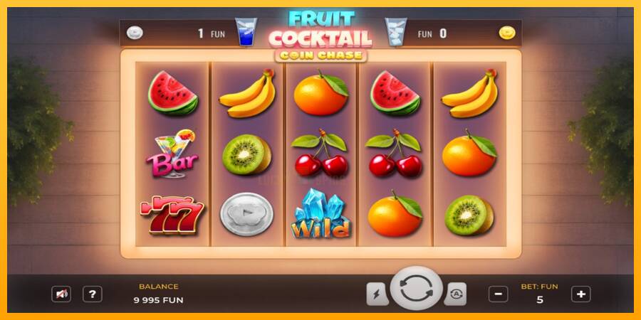 Fruit Cocktail Coin Chase 游戏机赚钱, 图片 1