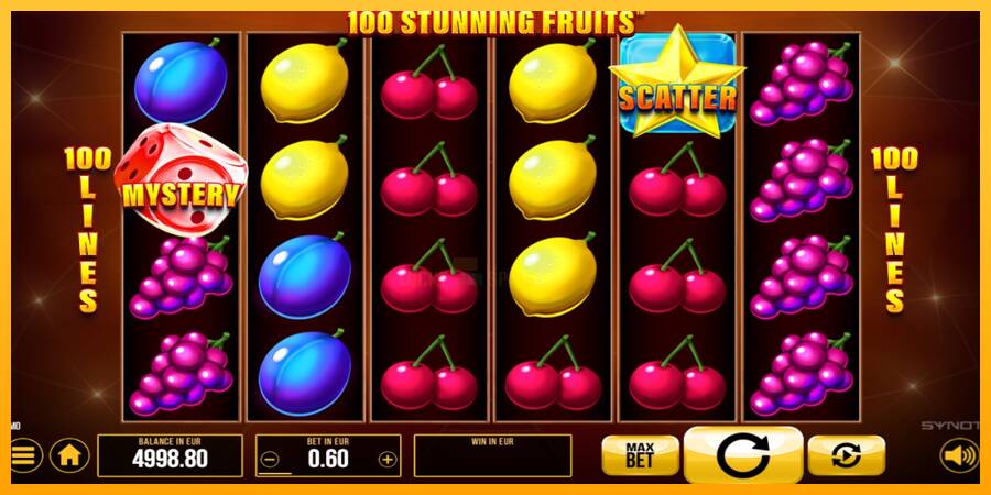 100 Stunning Fruits 游戏机赚钱, 图片 2