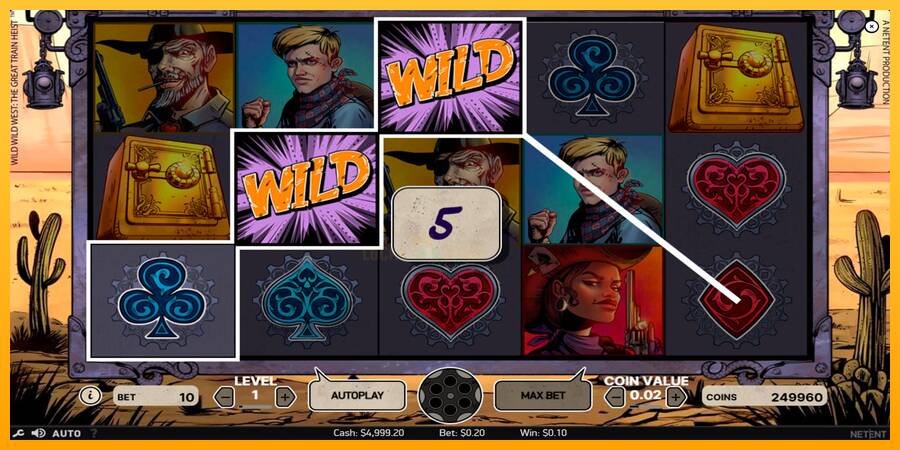 Wild Wild West 游戏机赚钱, 图片 3