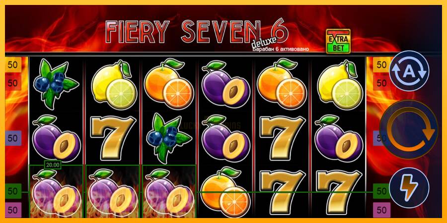 Fiery Sevens Deluxe Six 游戏机赚钱, 图片 3