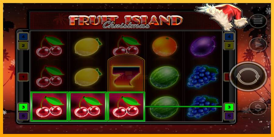 Fruit Island Christmas 游戏机赚钱, 图片 2