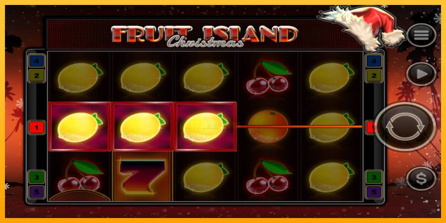 Fruit Island Christmas 游戏机赚钱, 图片 4