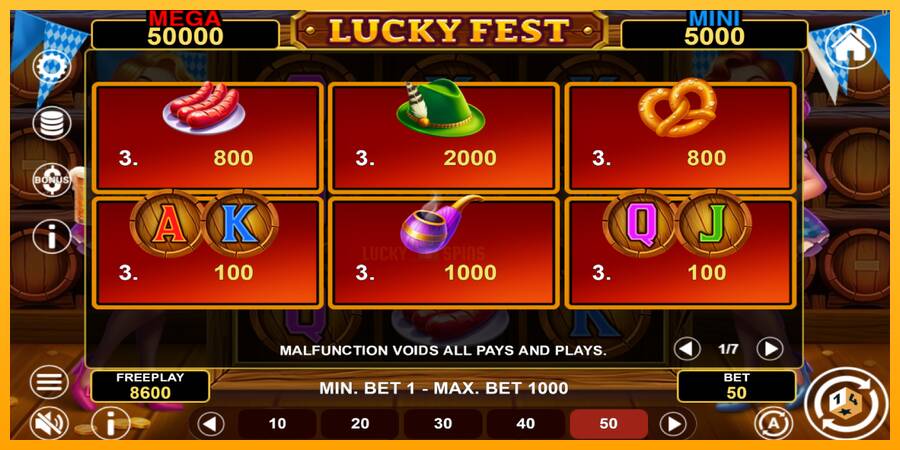 Lucky Fest Hold & Win 游戏机赚钱, 图片 5