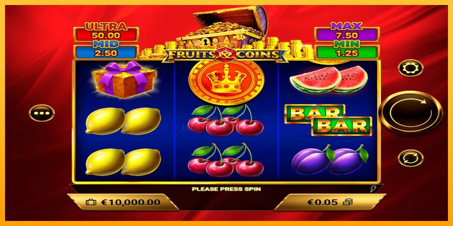 Fruits & Coins 游戏机赚钱, 图片 1