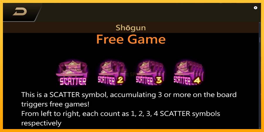 Shogun 游戏机赚钱, 图片 5