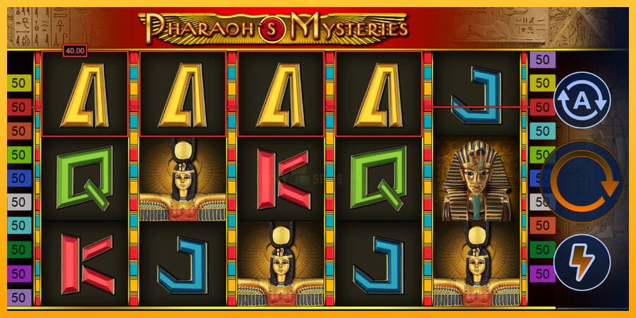 Pharaohs Mysteries 游戏机赚钱, 图片 4