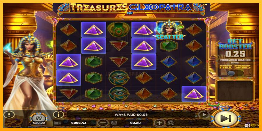 Treasures of Cleopatra 游戏机赚钱, 图片 2