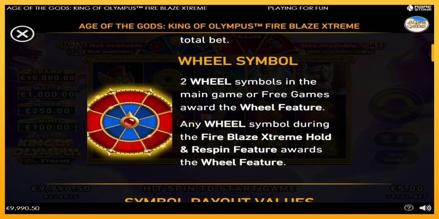 Age of the Gods: King of Olympus Fire Blaze Xtreme 游戏机赚钱, 图片 5