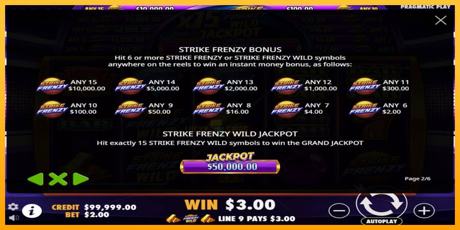 Strike Frenzy 游戏机赚钱, 图片 5