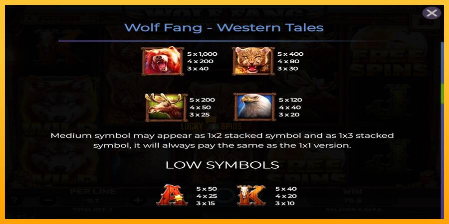 Wolf Fang - Western Tales 游戏机赚钱, 图片 5