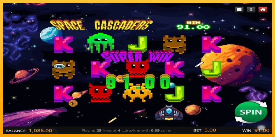 Space Cascaders 游戏机赚钱, 图片 2