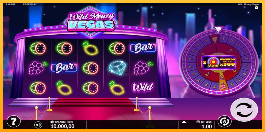 Wild Money Vegas 游戏机赚钱, 图片 2