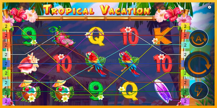 Tropical Vacation 游戏机赚钱, 图片 1