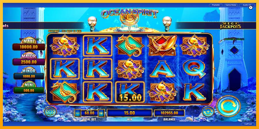 Ocean Spirit MegaJackpots 游戏机赚钱, 图片 6