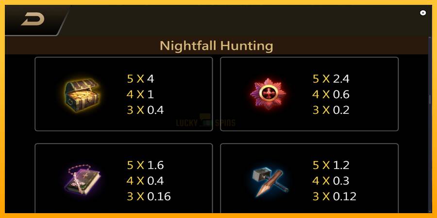 Nightfall Hunting 游戏机赚钱, 图片 5