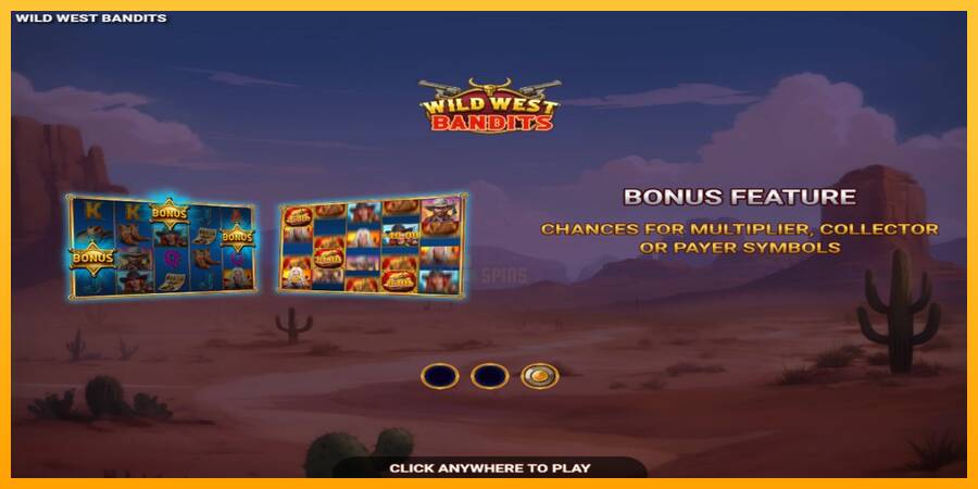 Wild West Bandits 游戏机赚钱, 图片 1