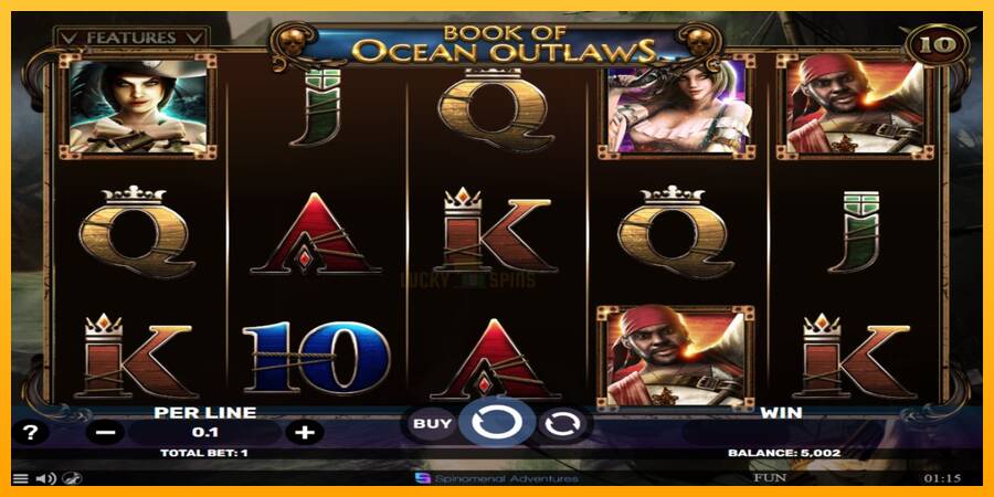 Book of Ocean Outlaws 游戏机赚钱, 图片 2