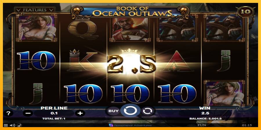 Book of Ocean Outlaws 游戏机赚钱, 图片 3