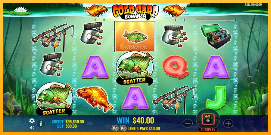 Gold Carp Bonanza 游戏机赚钱, 图片 3