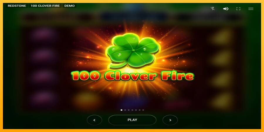 100 Clover Fire 游戏机赚钱, 图片 1