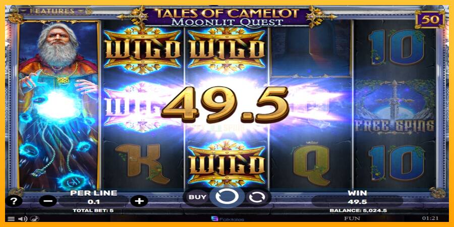 Tales of Camelot - Moonlit Quest 游戏机赚钱, 图片 3