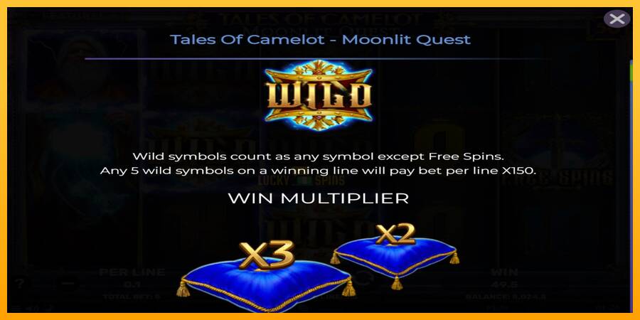 Tales of Camelot - Moonlit Quest 游戏机赚钱, 图片 4