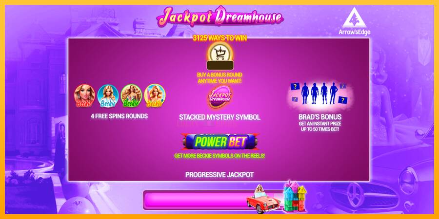 Jackpot Dreamhouse 游戏机赚钱, 图片 1